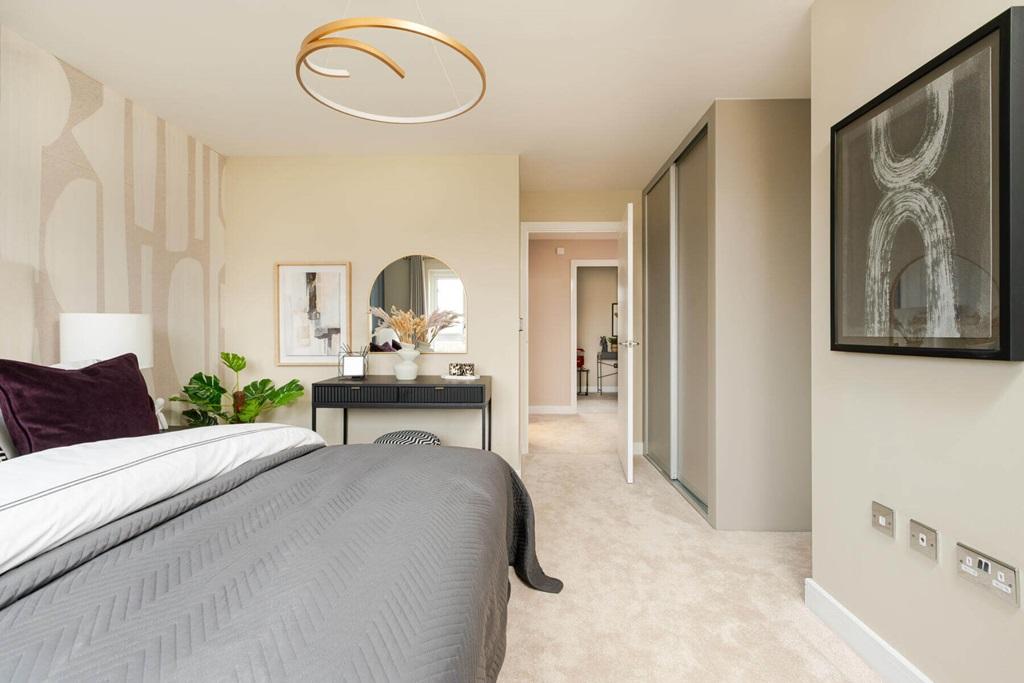 The main bedroom offers a place to unwind away...