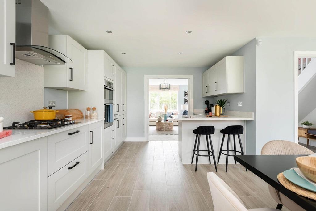 A brand new, modern and open plan kitchen is...