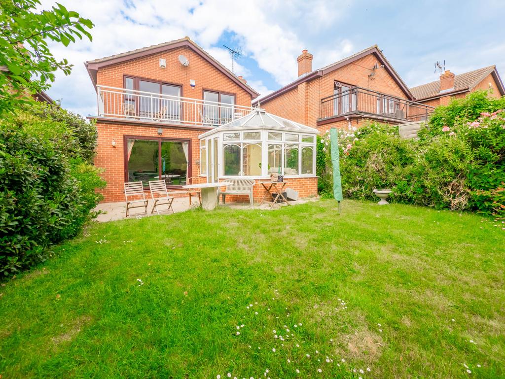 Rear Garden Irregular shaped approx 85' (25.91m)