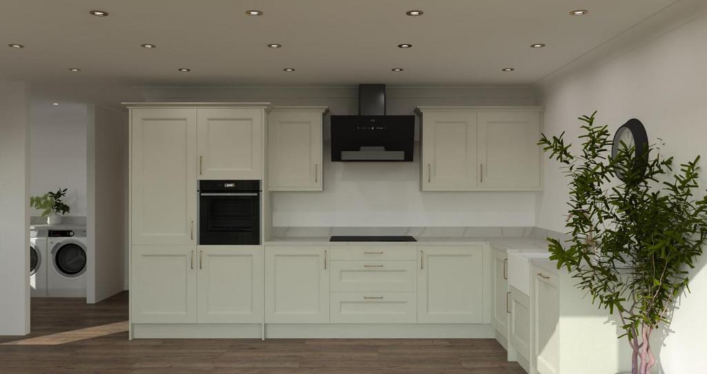 Open plan dining kitchen
