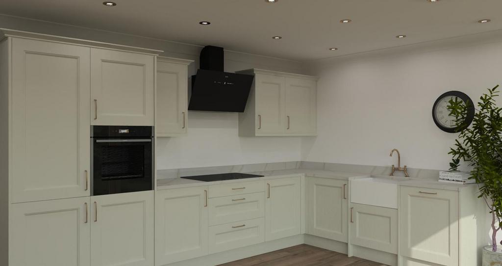 Open plan dining kitchen
