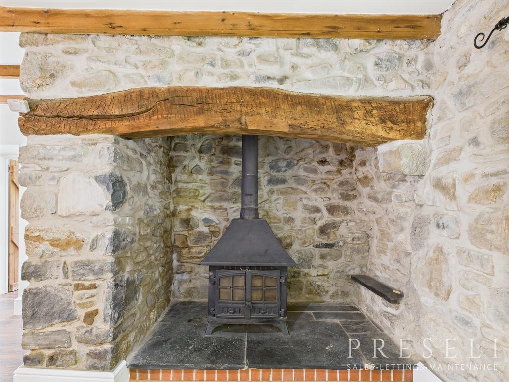 Inglenook and logburner