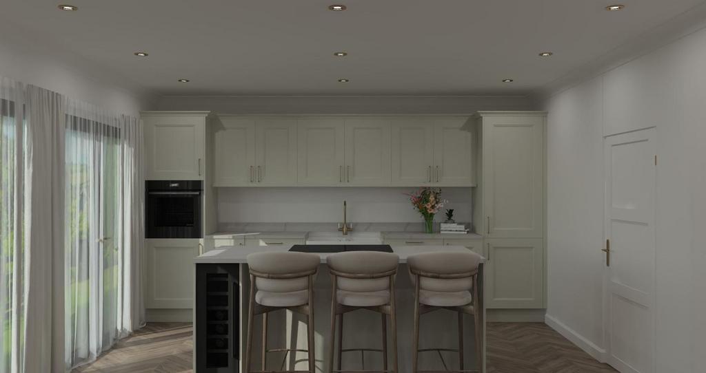 Open plan dining kitchen