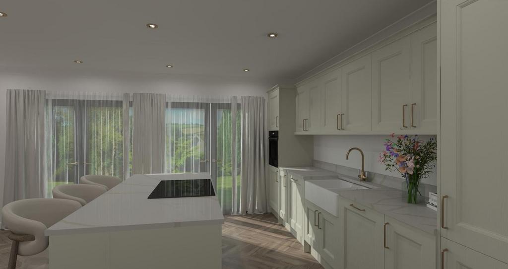 Open plan dining kitchen