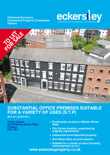 Office for sale, 88-96 Market St W Preston PR1 2EU
