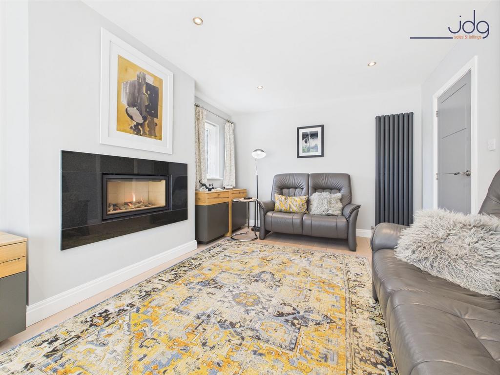 Cosy Lounge with flame gas fire