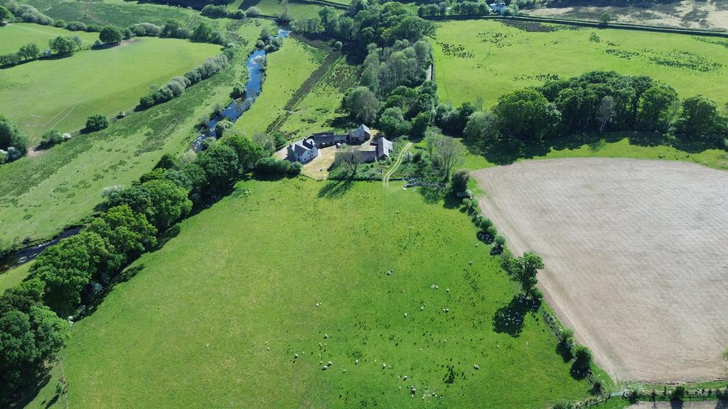 View looking south towards the teifi valley