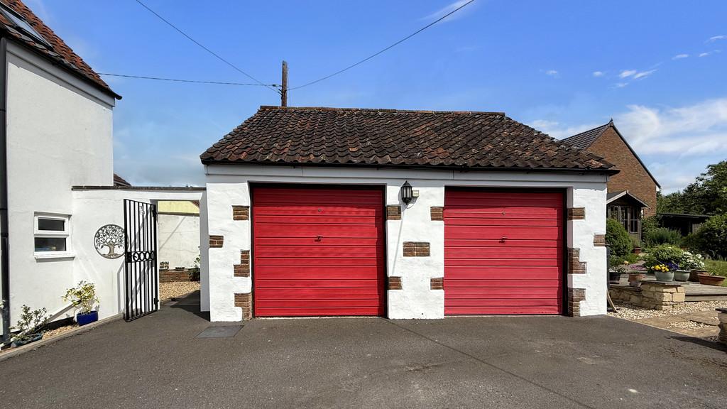 Garage and driveway