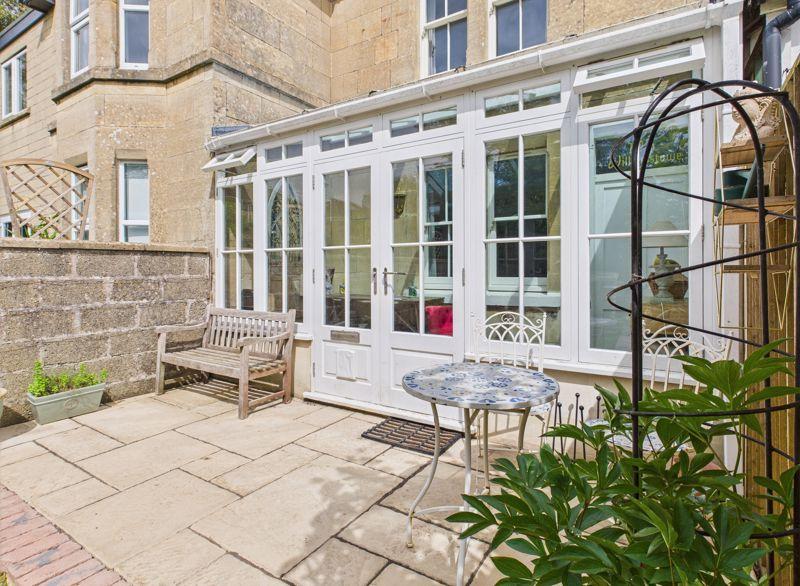 Patio seating area