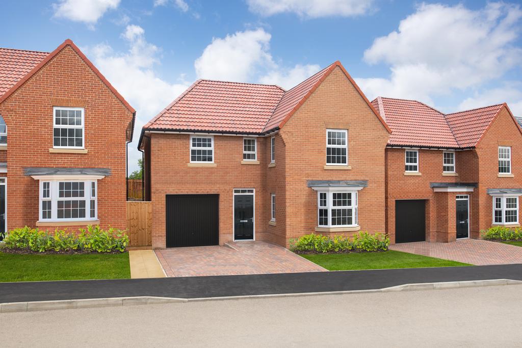Outside view 4 bedroom detached Drummond home