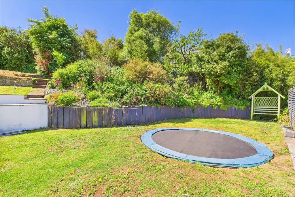 Lower lawn area