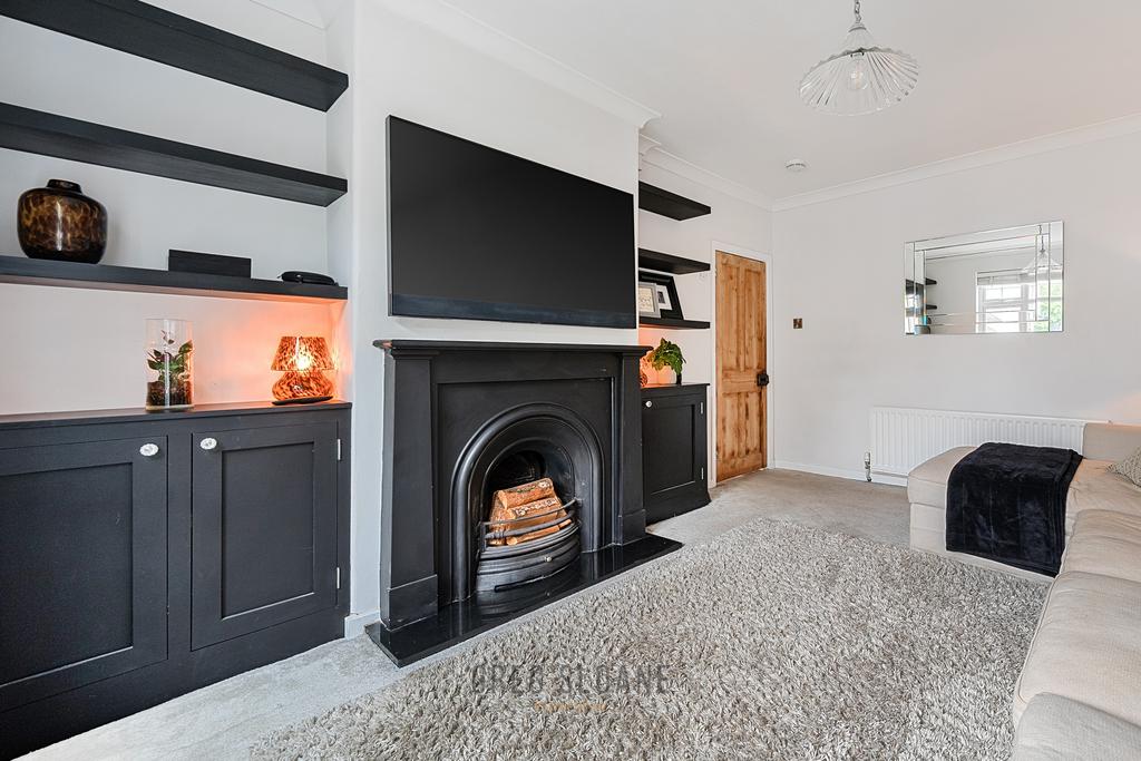 Living Room and Fireplace