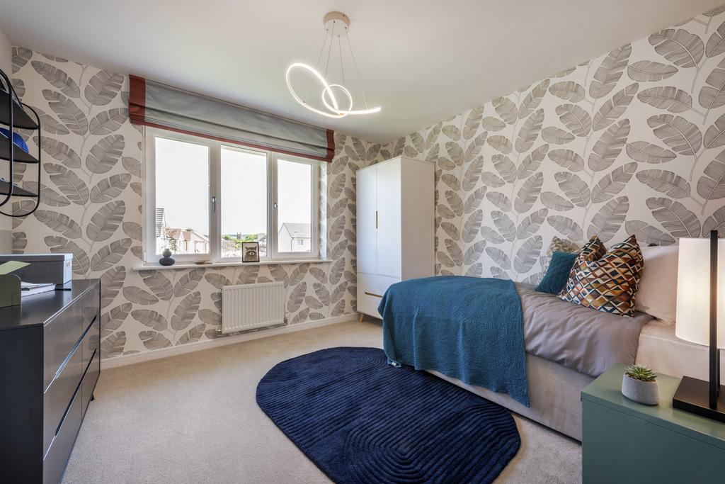 Indicative Bedroom, Contemporary Modern Decoration