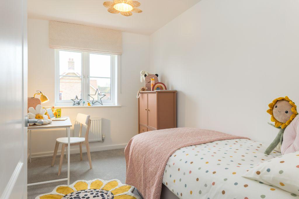 Typical single bedroom