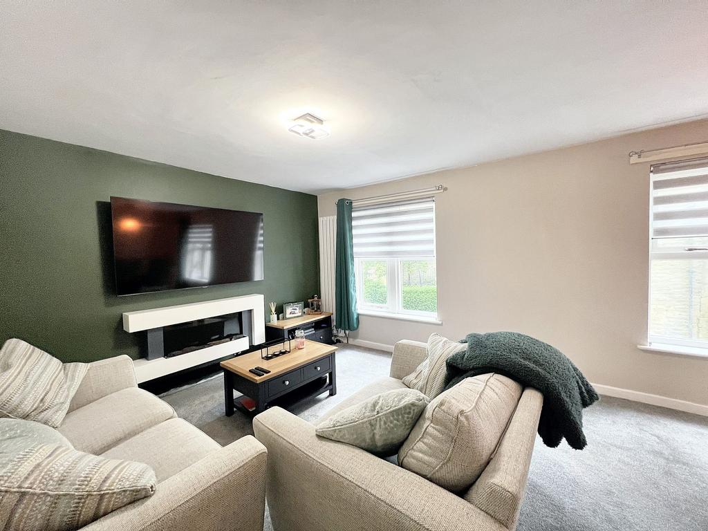 Open plan living dining room
