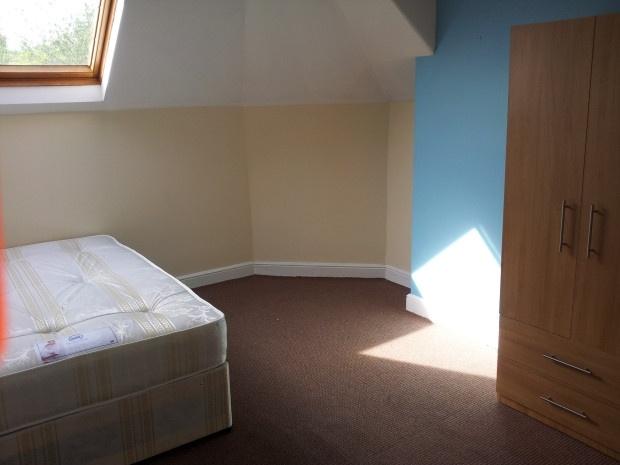 A bright and clean single bedroom featuring a s...