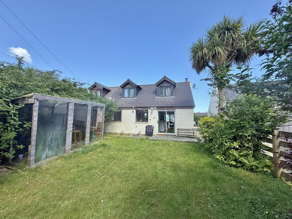 Rear of the house