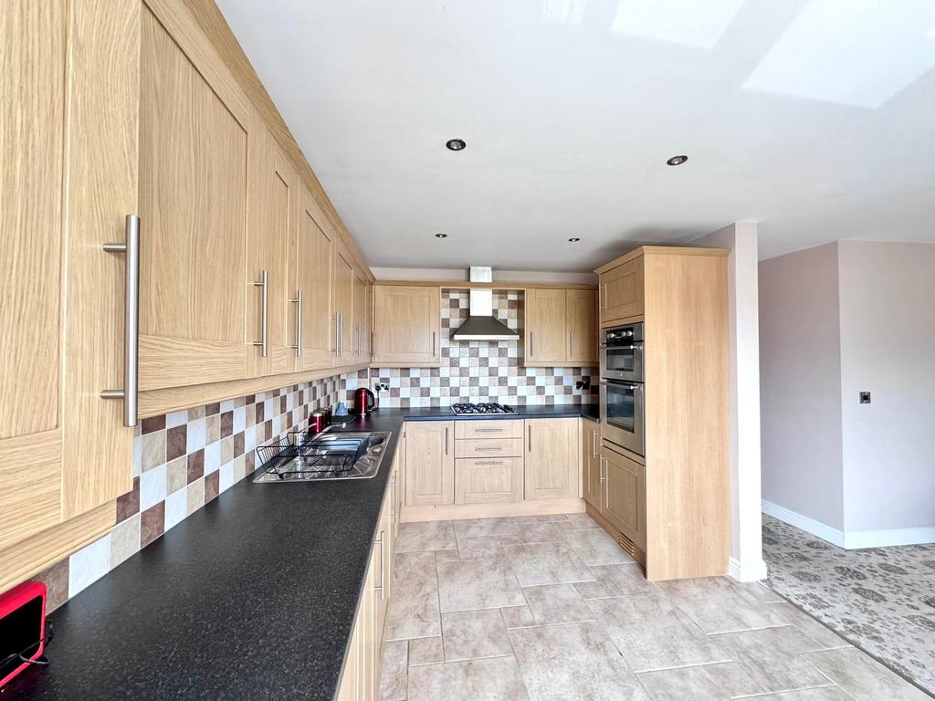 Open plan living dining kitchen