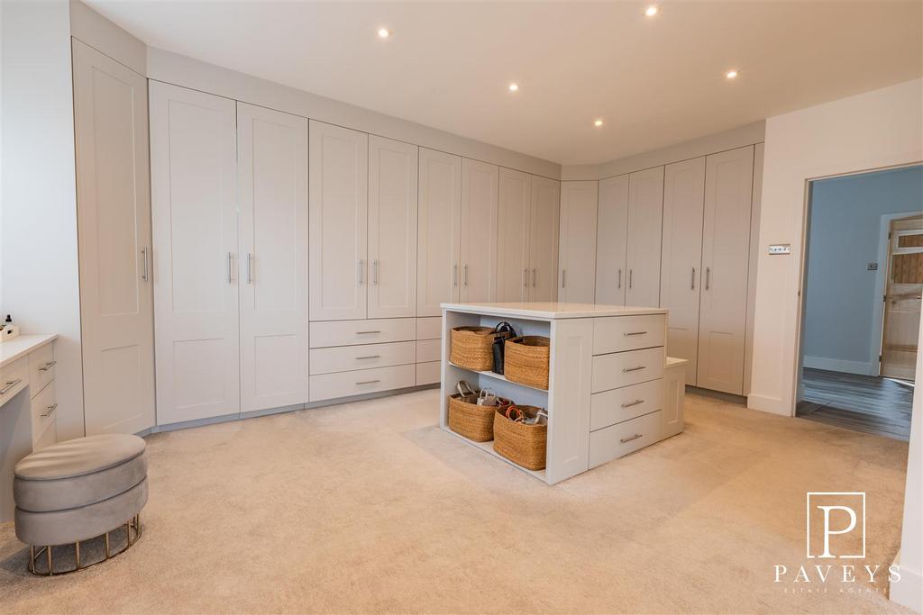 Dressing room area