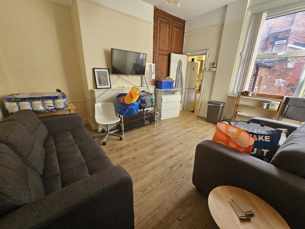 A cozy and inviting living room featuring two c...