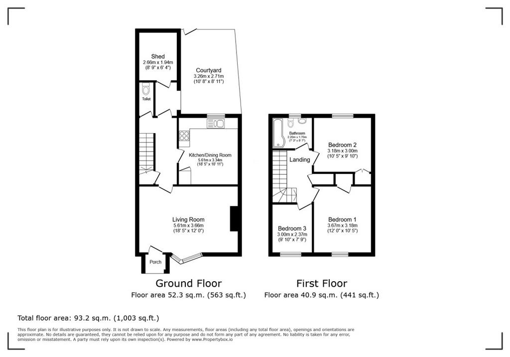 End terrace 3 bedroom