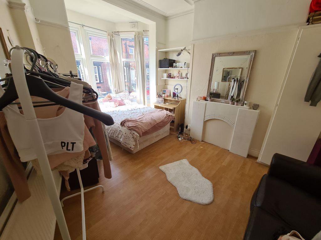 Bright and inviting master bedroom featuring a ...