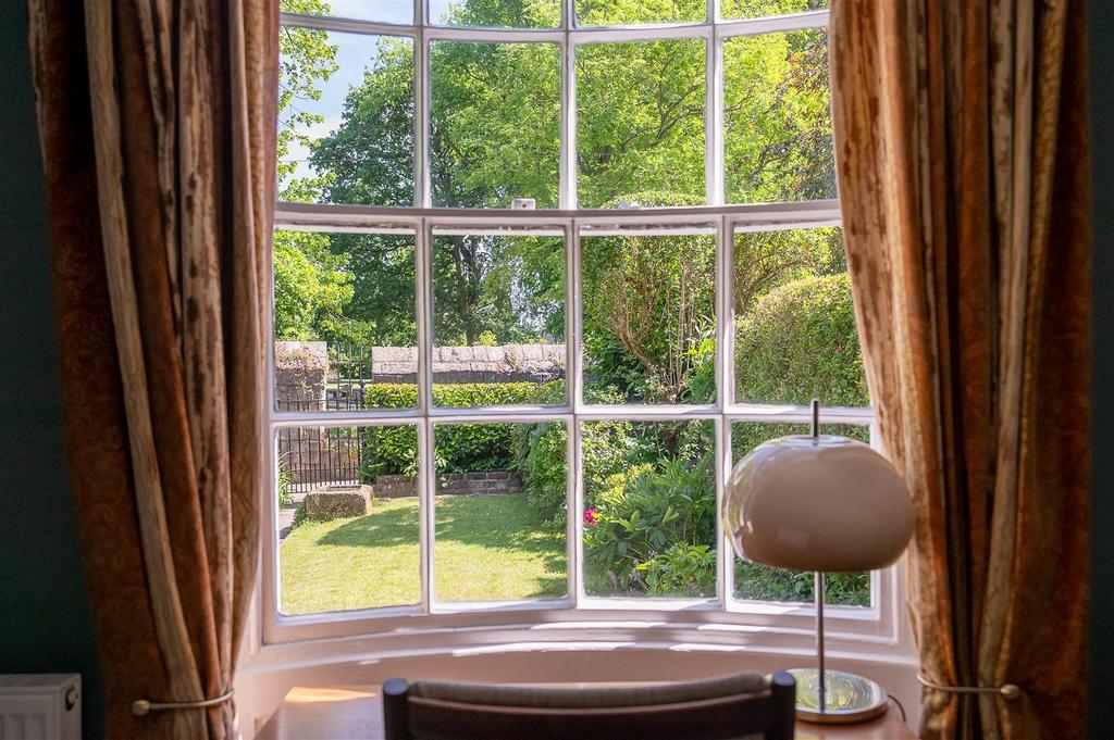 Views over the front garden