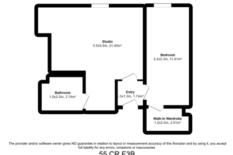 1 bedroom flat to rent, Flat 3B, 55 Clarendon Road, LS2 9NZ