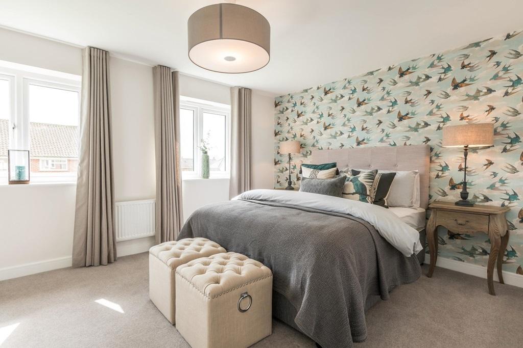 Large double bedroom with ample storage space