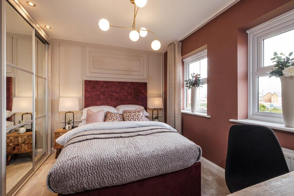 Photo of the Archford main bedroom, there are...