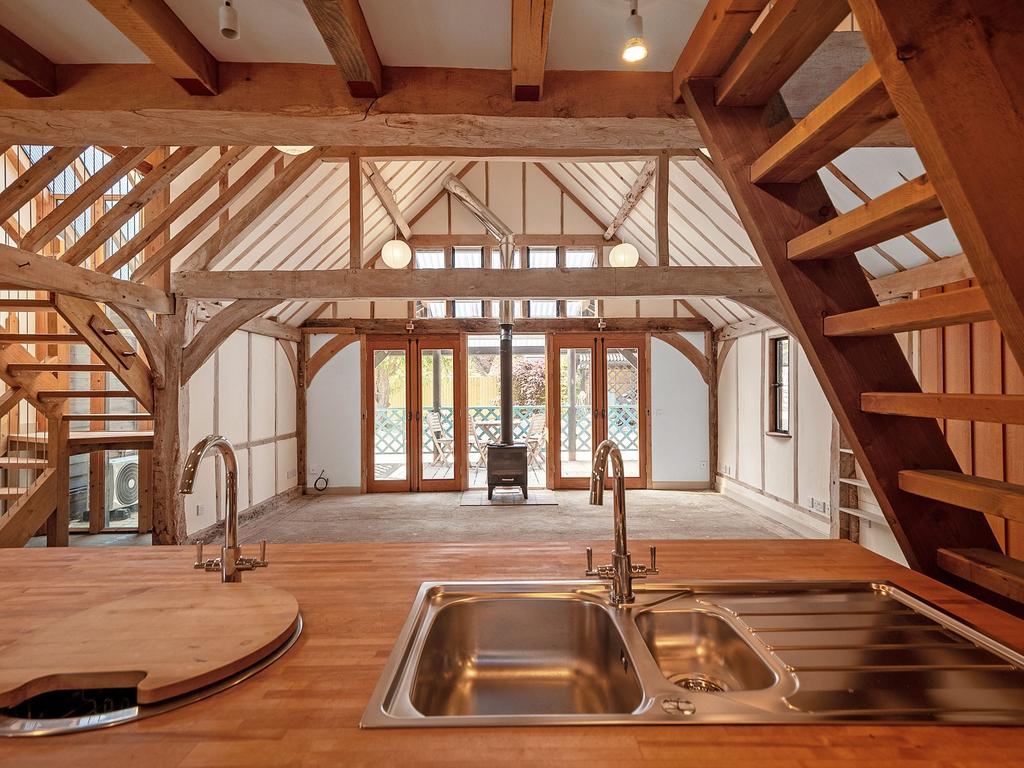Kitchen to family room