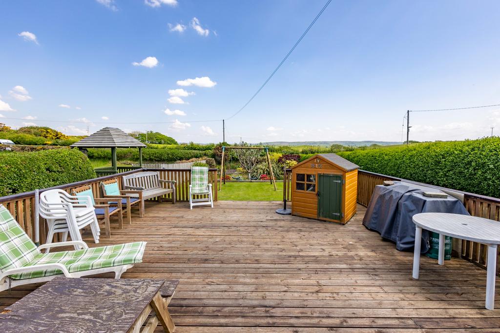 Large decking area