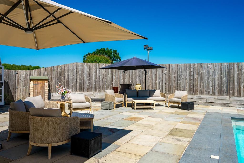 Terrace by pool