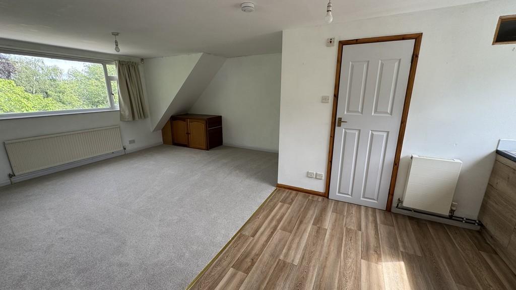 Living, bedroom and kitchen area