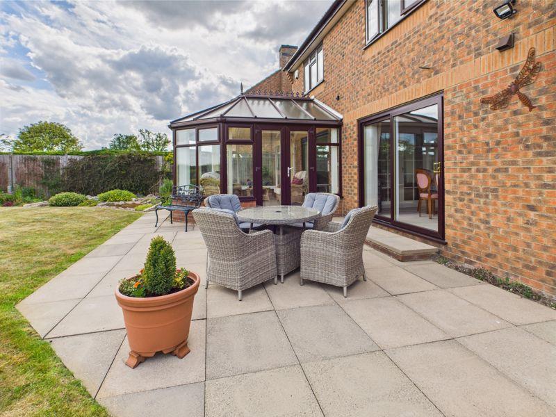 Rear patio