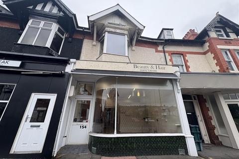 Retail property (high street) to rent, 154 Conway Rd Colwyn Bay LL29 7LR
