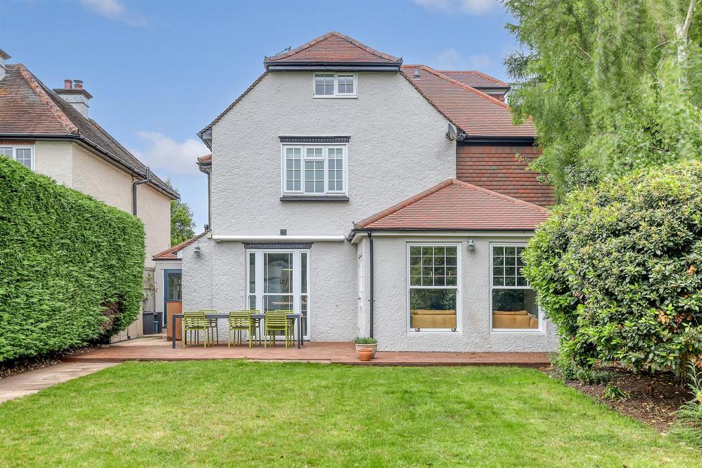 Rear of property