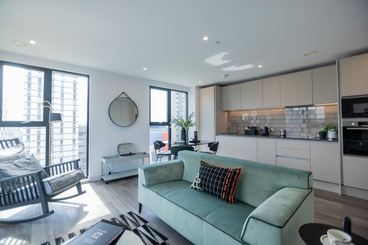 Kitchen and Livin...