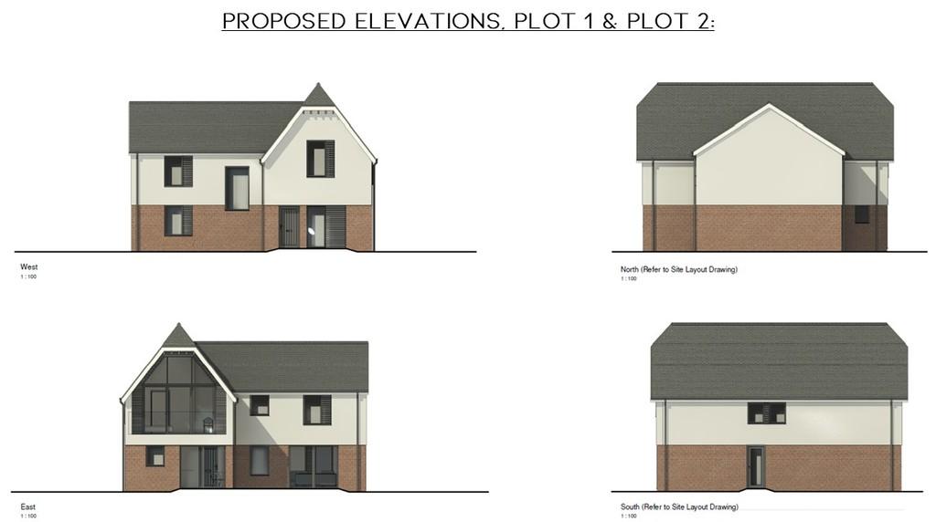 Plot 1 &amp; 2 Elevations
