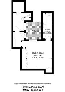 Studio for sale, Philbeach Gardens, London, SW5
