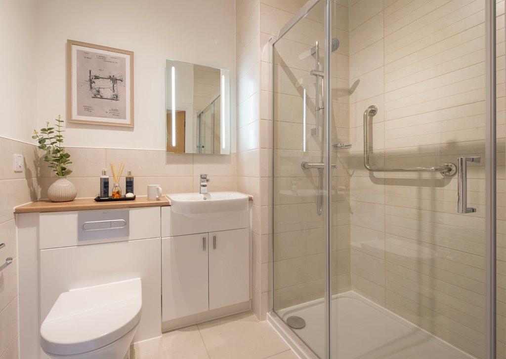 Typical shower room