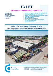 Industrial development to rent, Green Ln W Garstang PR3 1NJ