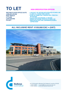 Office to rent, East Beach Lytham St Annes FY8 5FT