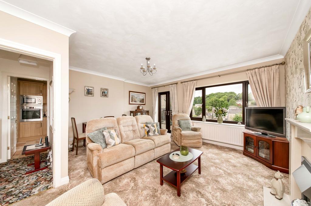 Open plan living dining room