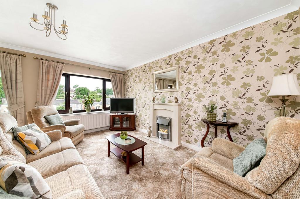 Open plan living dining room