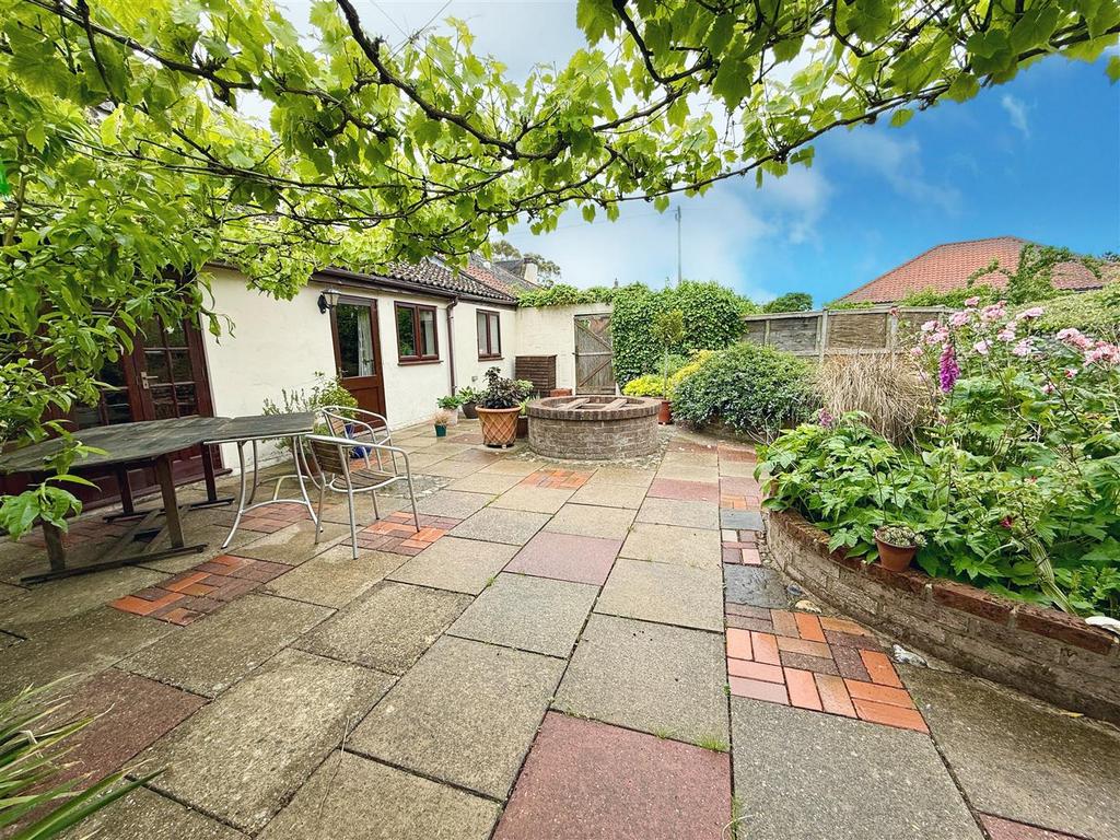 Patio and well