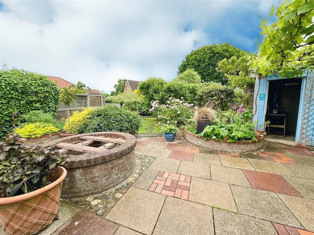 Patio and well