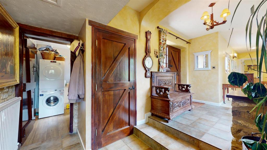 Looking back at hallway door &amp; cloak