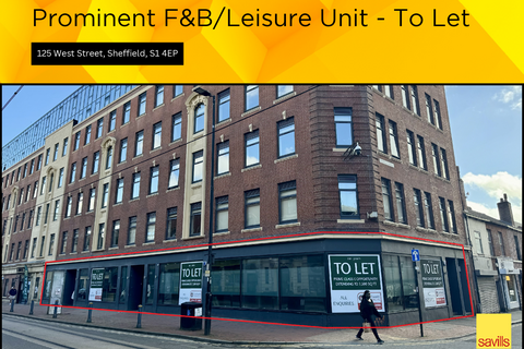 Restaurant to rent, 125 West St Sheffield S1 4ER