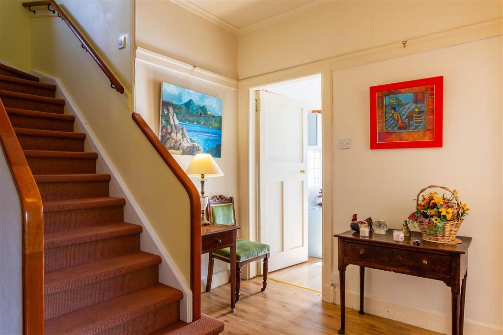 Hallway stairs up